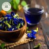 dried blue butterfly pea whole flowers (clitoria ternatea) dried blue butterfly pea whole flowers (clitoria ternatea)